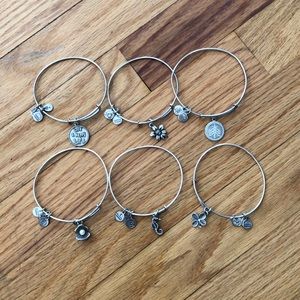 Alex and Ani collectible bracelets Set of 6